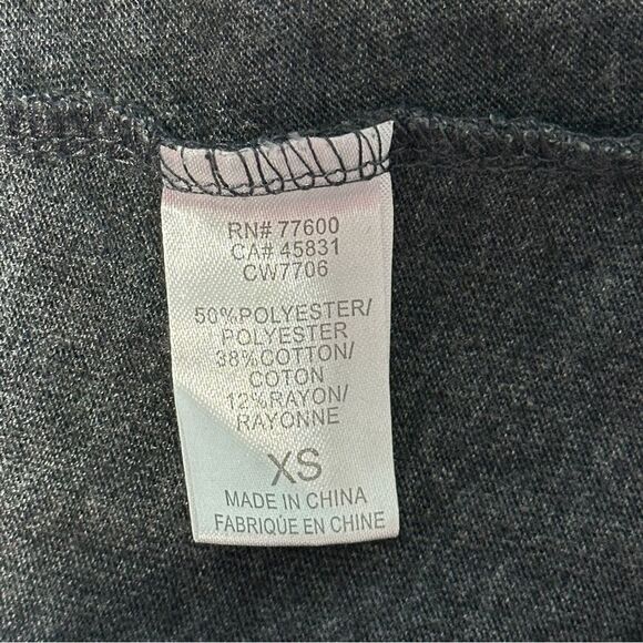 Chaser Women's Mini Dress XS Gray Casual Boho Minimalist - Picture 8 of 9